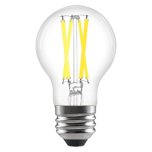 Sylvania LED TruWave Natural Series A19 Light Bulb, 100W Equivalent, Efficient 15W, 1600 Lumens, Medium Base, Dimmable, Clear, 2700K, Soft White - 1 Pack (42303)