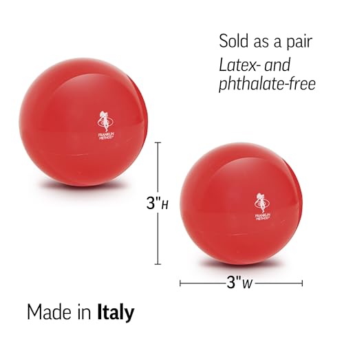 OPTP Franklin Method Mini Smooth Ball Set (Pair) - Massage Balls for Tight Muscles and Fascia - Targeted Back and Neck Mas...