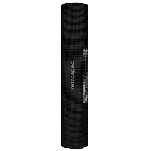Retrospec Pismo Yoga Mat w/Nylon Strap for Men & Women - Non Slip Exercise Mat for Yoga, Pilates, Stretching, Floor & Fitn...