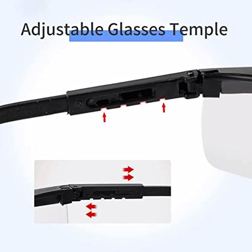 HPYNPES Safety GlassesClear Anti-Fog Goggles Over-Spec Glasses Protective Eye Wear Industrial Approved Wide-Vision（4 PACK）