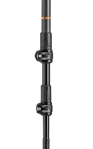 LEKI Sherpa Lite Aluminum Adjustable Lightweight Ski Poles for Backcountry Skiing & Snowboarding