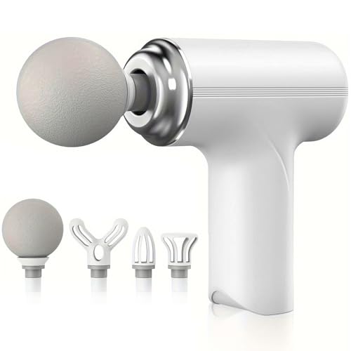 YUESHANHE Massage Gun, Electric Massager, Suitable for Whole Body to Relieve Fatigue, Replaceable Massage Head Impact Mass...