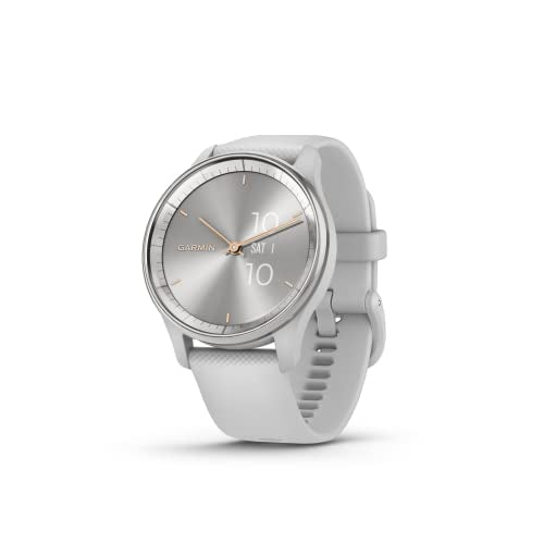 Garmin vívomove Trend, Stylish Hybrid Smartwatch, Long-Lasting Battery Life, Dynamic Watch Hands and Touchscreen Display, ...