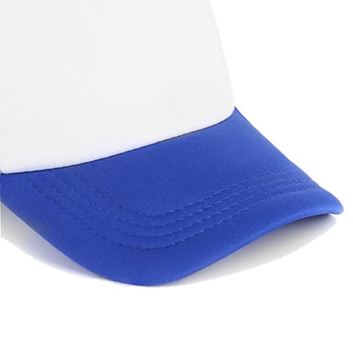 WRINGKIT 10 Pack Blank Trucker Hat, Summer Mesh Baseball Cap, Polyester Sublimation Hats with Adjustable Snapback Strap, P...