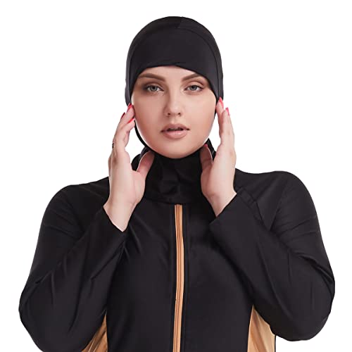 Plus Size Muslim Swimsuits for Women Modest Islamic Swimwear Burkini Full Cover Hijab Top Pants 3PCS Fat Bathing Suits