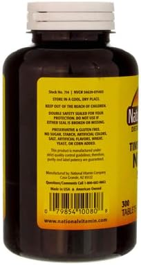 Nature's Blend Niacin Timed Release 500 mg 500 mg 300 Tabs