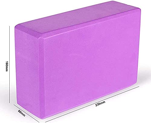 Pigbajie Yoga Blocks 9x6x3, 2 Pack High Density Yoga Brick Foam Blocks to Improve Strength, Flexibility and Balance, Light...