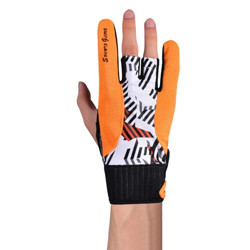 URTERYSER 1 Pair Bowling Accessories Bowling Gloves Bowling Gloves Right Hand Bowling Gloves for Wristband Anti-Slip Sport...
