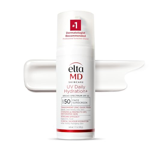EltaMD UV Daily Face Sunscreen Moisturizer with Zinc Oxide, Daily Face Moisturizer with SPF, Great for Dry, Combination, a...