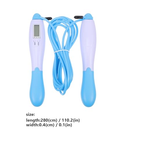 LIGHTAOTAO Smart Electronic Counting Jump Rope for Adults, Steel Wire Fitness Skipping Rope with Digital Calorie Counter, ...