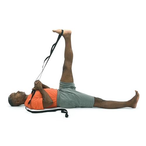 OPTP The Original Stretch Out Strap with Exercise Poster, USA Made Top Choice Stretch Out Straps for Physical Therapy, Yog...