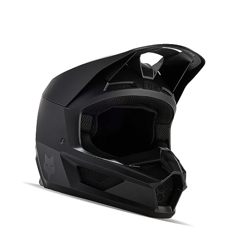 Fox Racing Unisex V1 Core Motocross Dirt Bike Helmet, Matte Black, Small