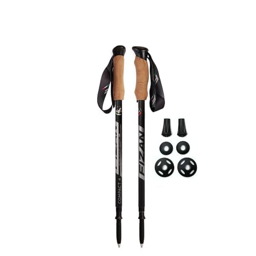 Fizan Compact 4 Trekking Poles – 6.0 oz Ultralight, Backpacking, Thru Hiking Poles, Adjustable, Collapsible, Customized Fi...