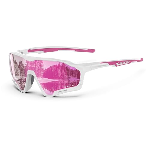 YAMAS Sport Sunglasses for Mens, Wrap around sunglasses, Non-Slip Nose Pads for Hiking, Climbing&Running, UV400 Protection