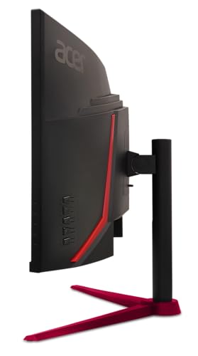 acer Nitro 34 Inch UWQHD 3440 x 1440 1500R Curved PC Gaming Monitor | AMD FreeSync Premium | Up to 180Hz Refresh | 1ms (VRB) | 400nit | DisplayHDR 400 | One DP 1.4 & Two HDMI 2.0 | XZ342CU Vbmiiphx