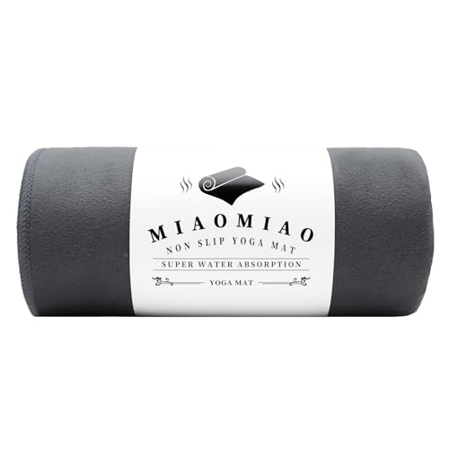 MIAOMIAO Non-Slip Hot Yoga Towel Set,Super Absorbent Microfiber in, 24.5" x 72" - Anti-Slip, Injury Free Design for Pilate...