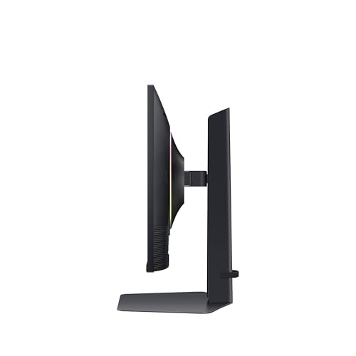 Samsung 27” Odyssey G7 (G70D) 4K UHD IPS 144Hz 1ms(GtG) Smart Gaming Monitor, G-Sync Compatible, AMD Freesync Premium, Vivid Colors, Adjustable Stand, Black Equalizer, LS27DG702ENXZA