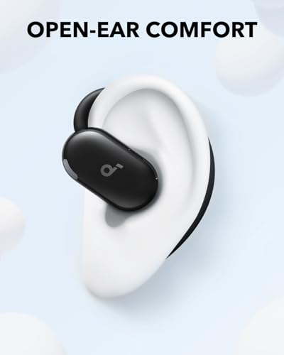 Soundcore V20i by Anker Open-Ear Headphones, Adjustable Ear Hooks, Ultra-Comfort, Snug Fit, Powerful Sound, Clear Calls, I...