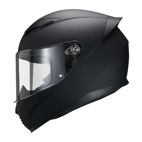 JQF Gear Full Face Motorcycle Helmet WS-607 DOT Approved Motorbike Racing Street Bike Helmets for Adults with Visor