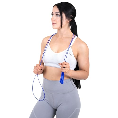 ProsourceFit Speed Jump Rope 10’ Adjustable Length, Super Fast Turning for Cardio, Boxing