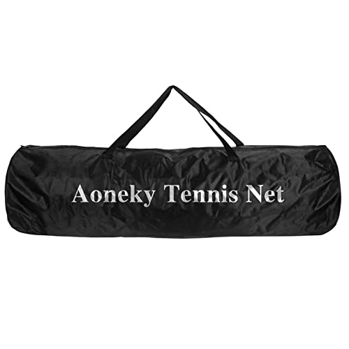 Aoneky 42' Twisted Knotted Poly Outdoor Replacement Professional Tennis Court Net