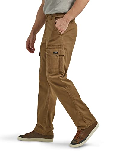 Wrangler Authentics Mens Relaxed Fit Stretch Cargo Pant