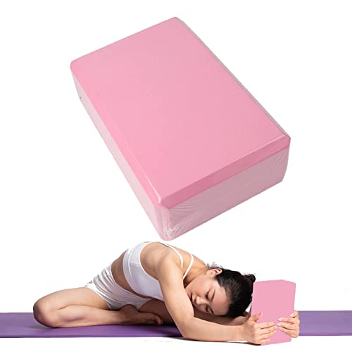 Doefo Yoga Blocks 2 Pack, Non-Slip EVA Foam Yoga Block, Pilates Block, Workout Blocks for Stretching, Meditation, Stable H...