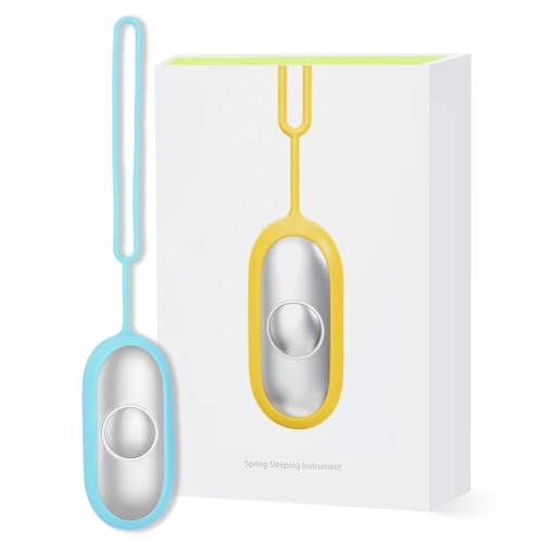 GOQELK Compact Handheld Sleep Device - Relaxation Tool for Improved Sleep, Mood & Focus, Adjustable Massage Intensity, Por...
