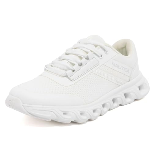 Nautica Women’s Running Shoes Lightweight Athletic Sneakers, Breathable Cushioned Lace-Up Gym Walking & Training Trainers
