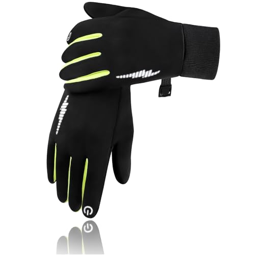 Duoyeree Kids Winter Gloves Warm Touchscreen Windproof Water Resistant Soft Lining Cycling Skiing Gloves for Boys Girls
