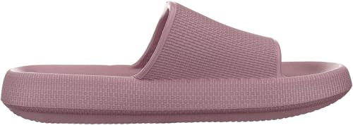 WHITIN Pillow Slippers for Women Non Slip | Cushioned Thick Sole Slides | Quick Drying Bathroom Sandals