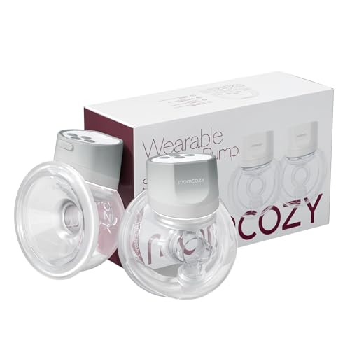 Momcozy Hands-Free Breast Pump S12 Pro, Wearable & Portable Pump with Soft DoubleFit Flange, 3 Modes | 9 Levels Double Ele...