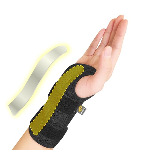 Bracoo Wrist Brace for Carpal Tunnel Day & Night, Adjustable Wrist Support Wrap with Splint, For Women Men, Fit Right Left...