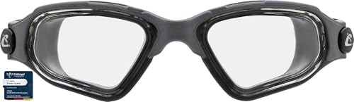 CRESSI Swim Goggles with Reduced Frame for Expanded Field of Vision - Clear Eyes - Designed in Italy by Cresi