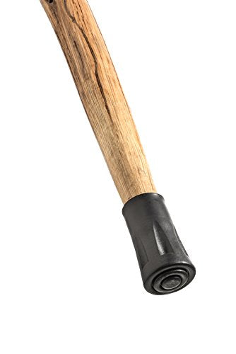SE Survivor Series Wooden Walking/Hiking Stick, Hand-Carved Eagle Design, Hard Pine Wood, Rope Wrapped for Steady Grip, Wr...