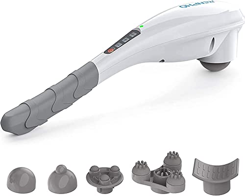 RENPHO Rechargeable Handheld Back Massager, Cordless Electric Neck Massage Tool for Shoulder, Foot, Leg, Calf, Christmas B...