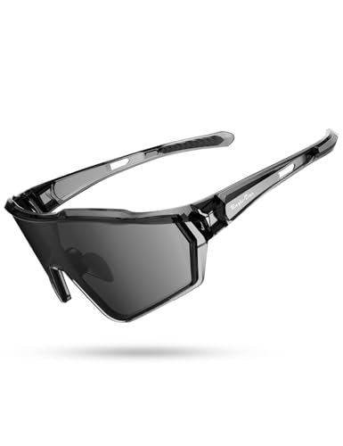 Rayli.Dar Polarized Sports Sunglasses for Men & Women UV400 TAC HD Lenses, Ultra Light TR90 Frame, Cycling Driving Glasses
