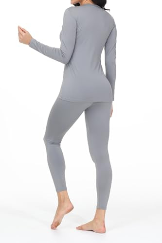 NVbeaut Long Johns Thermal Underwear for Women Base Layer Petite/Regular/Tall Top Bottom Sets Pajamas Cold Weather Winter