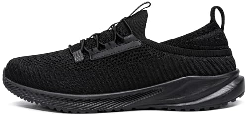 URDAR Mens Slip On Running Shoes Comfortable Walking Shoes Sneakers Athletic Breathable Workout Shoes for Men Lightweight