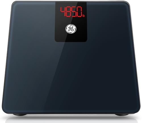 GE Bathroom Scale for Body Weight, Digital Weight Scales 500lb Heavy Duty Measuring Device for People Accurate BMI Weighin...