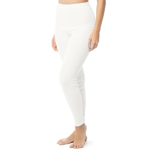 Indera Women's Combed Cotton Raschel Knit Thermals Underwear Long Johns Pant