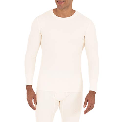 Fruit of the Loom mens Recycled Waffle Thermal Underwear Set (Top and Bottom)