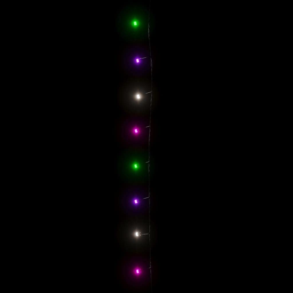 vidaXL LED String Lights - 150 Pastel Multicolor LEDs, USB Powered, 49.2, Model 343202