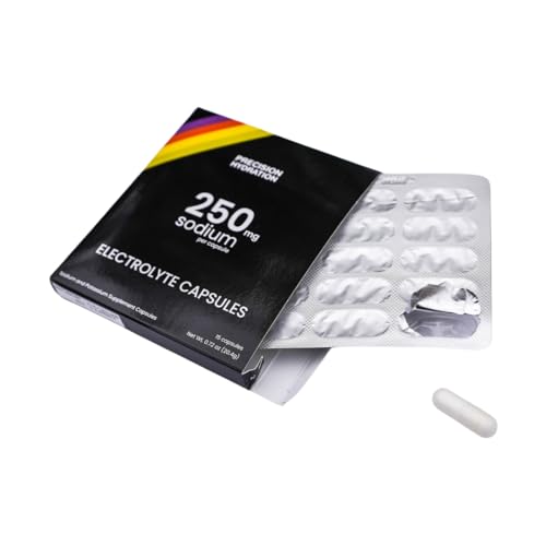 Precision Hydration Electrolyte Capsules - 15 Blister Packed (Waterproof) / Salt Capsules - Combat Cramp - No Artificial I...