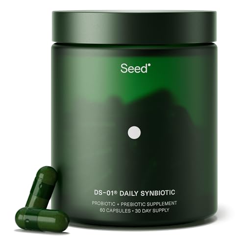 Seed DS-01 Daily Synbiotic - Prebiotic and Probiotic for Women & Men - Digestive Health, Gut Health, Immune Support, Bloat...