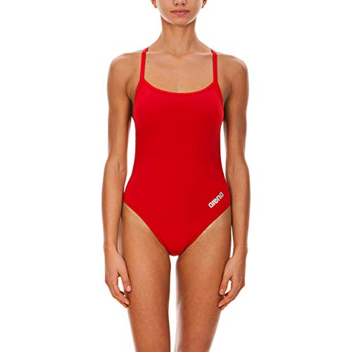 Arena Women's Team MaxLife Swimsuit Solid Challenge Back Sports One Piece Competition Training Bathing Suit Athletic Swimwear