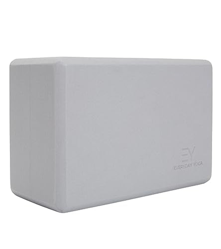 Everyday Yoga Premium Foam Block - Non-Slip High-Density Yoga Block for Balance, Stability & Stretching, EVA Foam Support,...