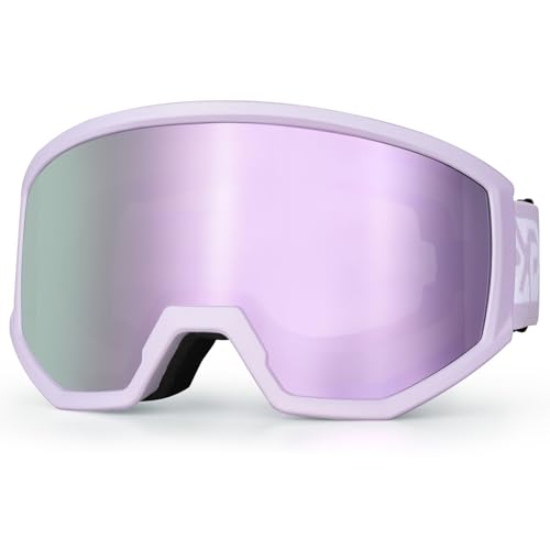 EXP VISION Ski/Snowboard Goggles, Anti-Fog Snow Goggles for Men & Women - Perfect for Skiing, Snowboarding & Winter Sports