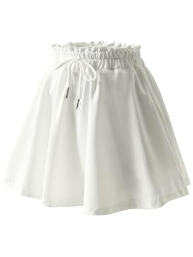 Jolyshlid Girls 4 Pack Athletic Skirts Set Tennis Golf Skirts with Shorts Running Flowy Skorts 3-12Y