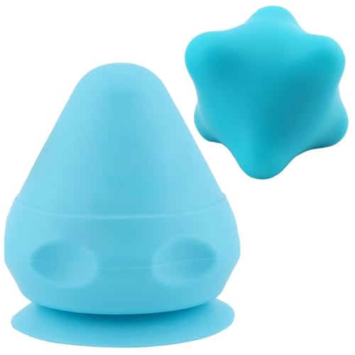 2pcs Neck Relaxer Shoulder Back Massager,Myofascial Massage Ball,Suction Cup Mountable Back Pain Relief Tool Therapying Ma...